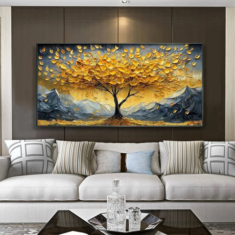 Navak Carpet Abstract Tree Wall Art Tree Of Life Canvas Painting Modern Gold Tree Poster Print For Office Bedroom Living Room Home Decor