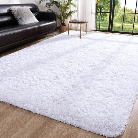 Navak Carpet Fluffy Rug Indoor Plush Soft Carpet for Living Room Anti-Skid Durable Area Rug for Girls Bedroom Kids Room Carpets