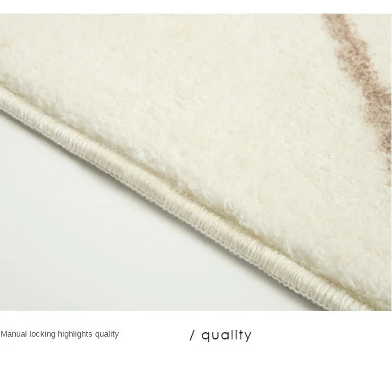 Navak Carpet Fluffy Soft Living Room Decoration Carpet Light Luxury Rugs for Bedroom Large Area Round Lounge Rug Home Study Thicken Plush Mat