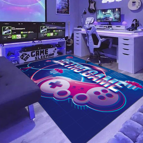 Navak Carpet Exclusive Picks Cyberpunk Household Gaming Machine Race Room Swivel Chair Carpet Non-Slip, Dirt-Proof And Easy To Take Care Of Home Decor