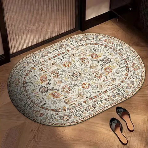 Navak Carpet Exclusive Picks Bohemian Oval Rug Kitchen Bathroom Doormat Entryway Door Mat Square Living Room Bedroom Area Rug Home Decor