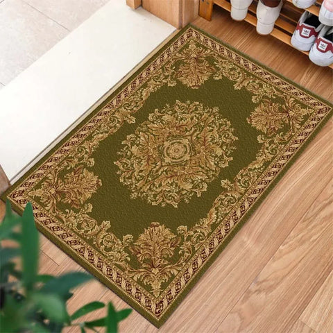 Navak Carpet Rug Anti-Slip Washable Floor  for Kitchen Laundry Room Retro Pattern   Corridor Entrance Door Mat