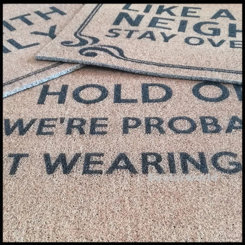 Navak Carpet Personalized PVC Doormat Custom Text Mat Outdoor Front Door Entrance Welcome Mats Rugs Floor Carpet Dust Proof Home Decor
