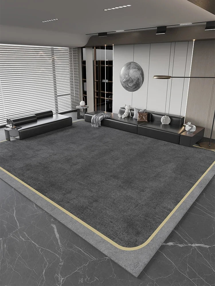 Navak Carpet Light Luxury Study Rug Large Area Nordic Style Carpets for Living Room Minimalist Bedroom Decor Bedside Carpet Home Washable Mat