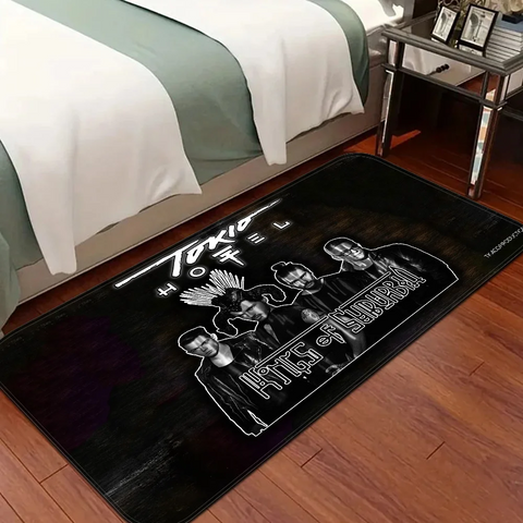 Navak Carpet Tokio Hotel Band printed Room Mats er Anti-slip Modern Living Room Balcony Printed Welcome Rug