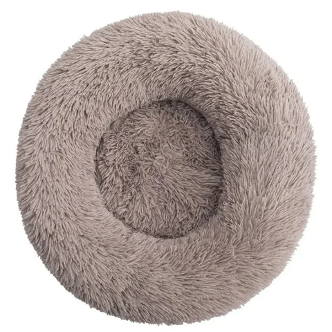 Navak Carpet  40-90cm Round Pet Bed for Large Dog Bed Super Soft Cat Bed Long Plush Dog House for Medium Dog House Winter Warm Sleeping