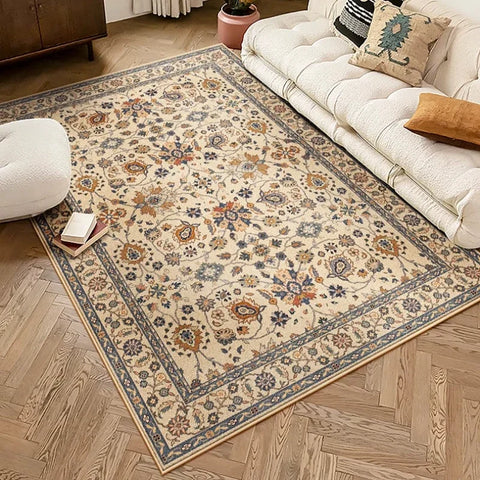 Navak Carpet French Style Rugs for Bedroom Large Area Living Room Decoration CarpetStudy Floor Mat Cloakroom Rug