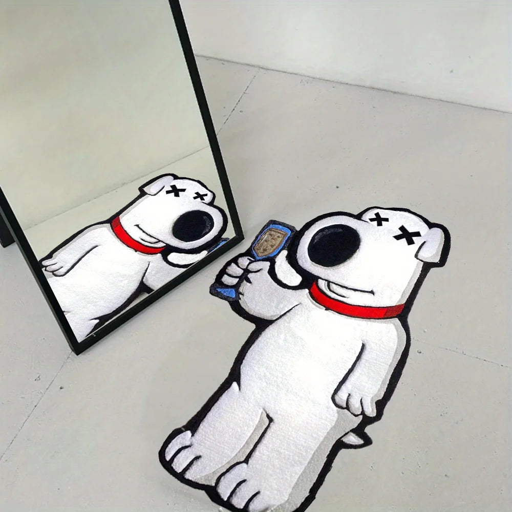 Navak Carpet Exclusive Picks Cartoon Bear Carpet Irregular Carpet Full Body Mirror Carpet Rug For Bedroom Live Room Soft Bedside Rug Home Decoration