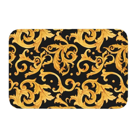 Navak Carpet Luxury Golden Lion European Floral Front Floor Door Entrance Mats Outdoor Bathroom Kitchen Doormat Living Room Carpet Rug