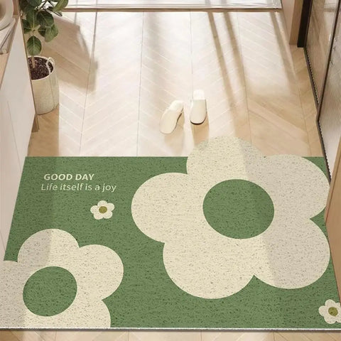 Navak Carpet Cute Flower Door Mat Outdoor Indoor Welcome Mats Front Doormat Non Slip Entrance Rugs for Front Door