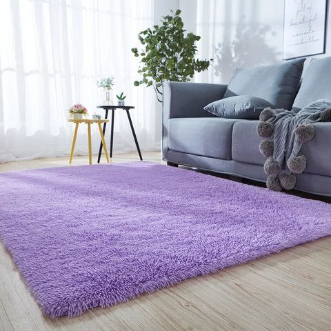 Navak Carpet Gray Bedroom Living Room Home Carpet Nordic Fluffy Plush Children's Room Decor Non Slip Mats Lounge Porch Table Coffee Large Rug