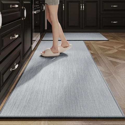 Navak Carpet Kitchen Floor Mats Oil-absorbent Drop-proof Wipeable Household Long Carpet Water-absorbent Dirt-resistant Rug Non-slip Door Mats
