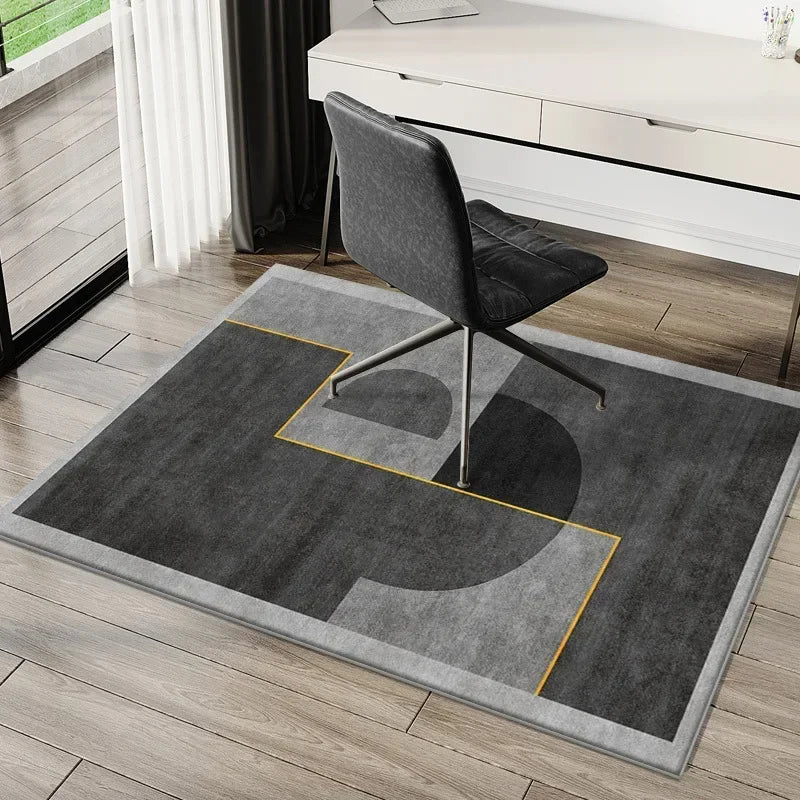 Navak Carpet Exclusive Picks Simple E-Sports Chair Floor Mat Study Desk Computer Swivel Chair Carpet Bedroom Soiled Foot Mat Carpet Home DecorationRug