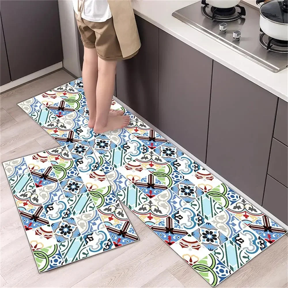 Navak Carpet Kitchen Carpet Mats for Floor Bedroom Living Room Long Bedside Area Rug Soft Washable Carpet Anti Slip Bathroom Entrance Doormat
