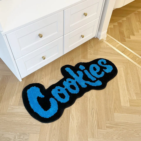 Navak Carpet Handmade Cookies Rug for Kids Room Tufted Carpet Mat Soft Plush Children Gift Room Decoration