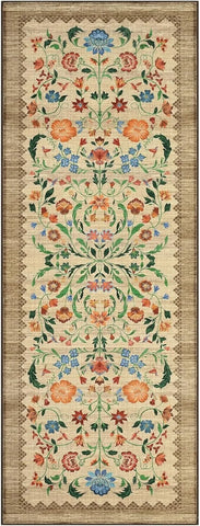 Navak Carpet Hallway Runner Rug Washable Floral Corridor Long Carpet Soft Low Pile Christmas Decor Carpets Bedroom Floor Mat Non-slip Mats