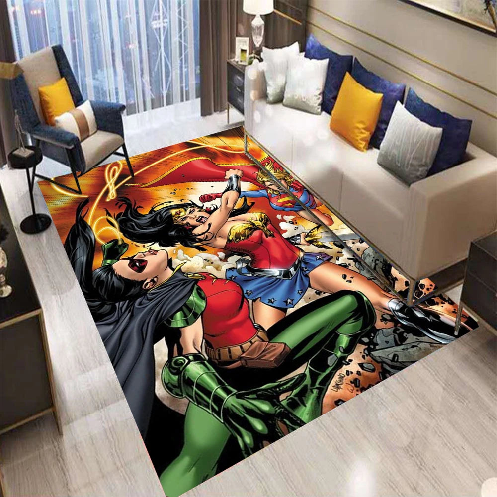 Navak Carpet Daily Picks Disney Superhero Marvel Avengers Cartoon Carpet Rug for Bedroom Living Room Home Sofa Decorationkids Floor Mat