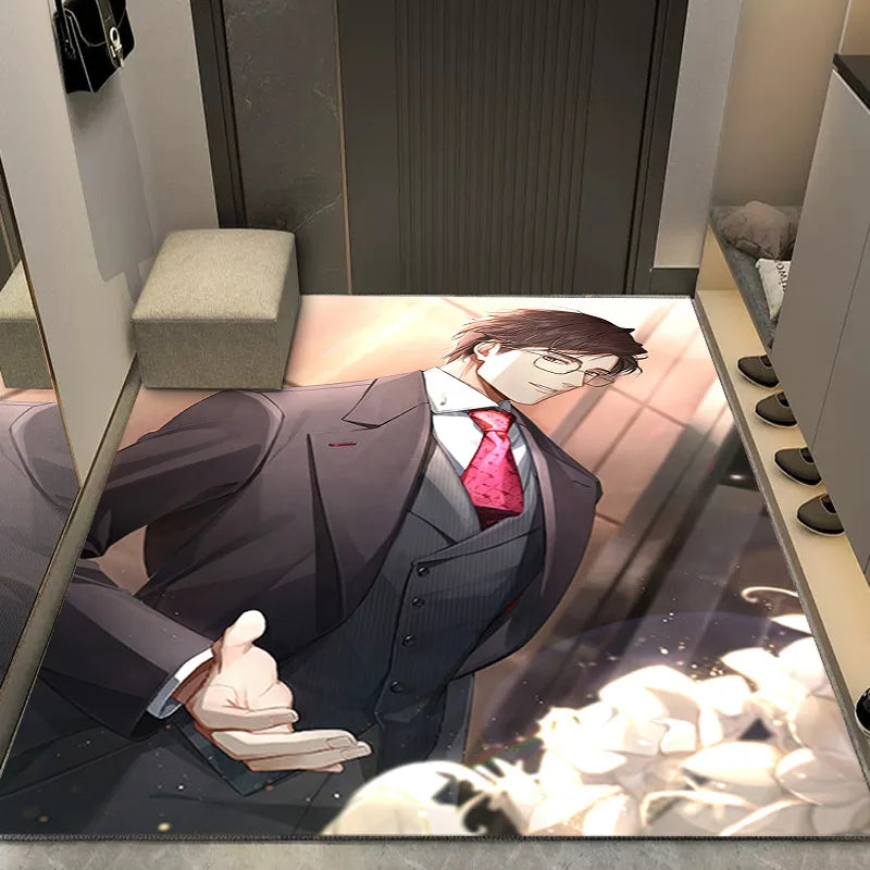 Navak Carpet Cartoon Anime Carpets for Living Room Bedroom Bedside Soft Area Rug Anti-slip Large Size Balcony Floor Mat Indoor Decoration