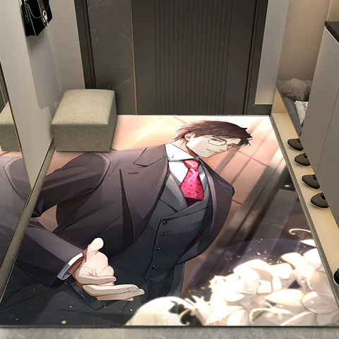Navak Carpet Cartoon Anime Carpets for Living Room Bedroom Bedside Soft Area Rug Anti-slip Large Size Balcony Floor Mat Indoor Decoration