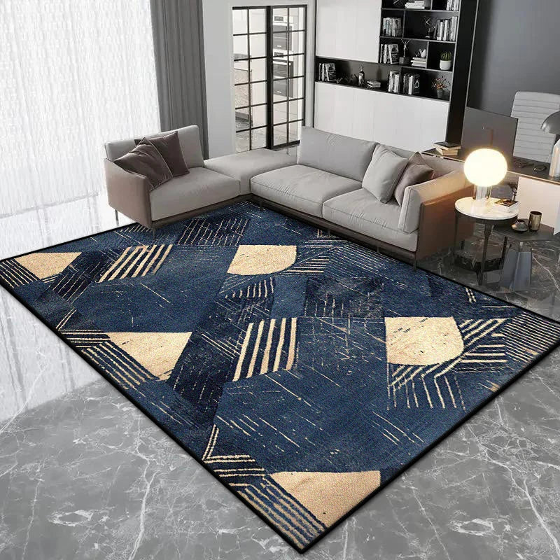 Navak Carpet Nordic Geometric Style Carpet Living Room Luxury Decoration Bedroom Large Area Rugs Lounge Coffee Tables Non-slip Floor Mat Soft