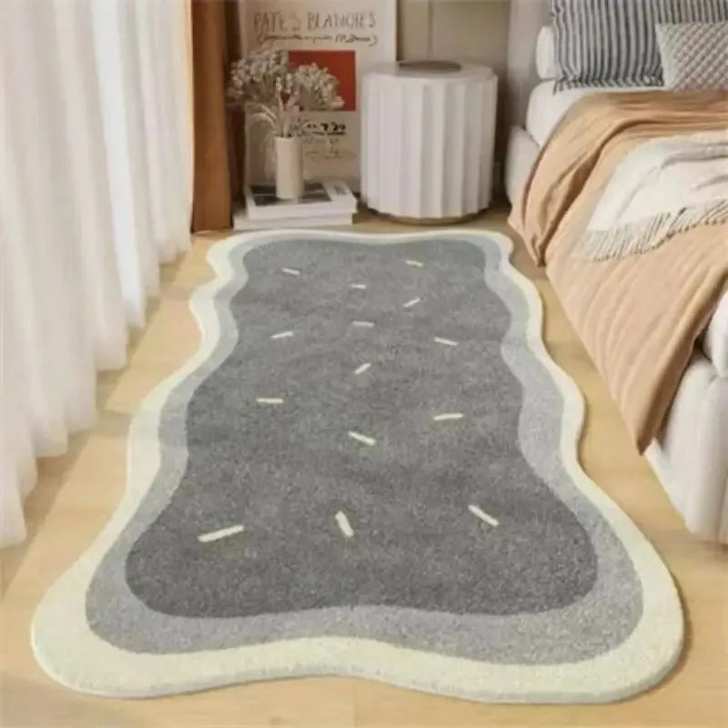 Navak Carpet Exclusive Picks Simple Cream Wind Living Room Bedroom Soft Bedside Rug Home Non-slip Thickened Imitation Cashmere Carpet