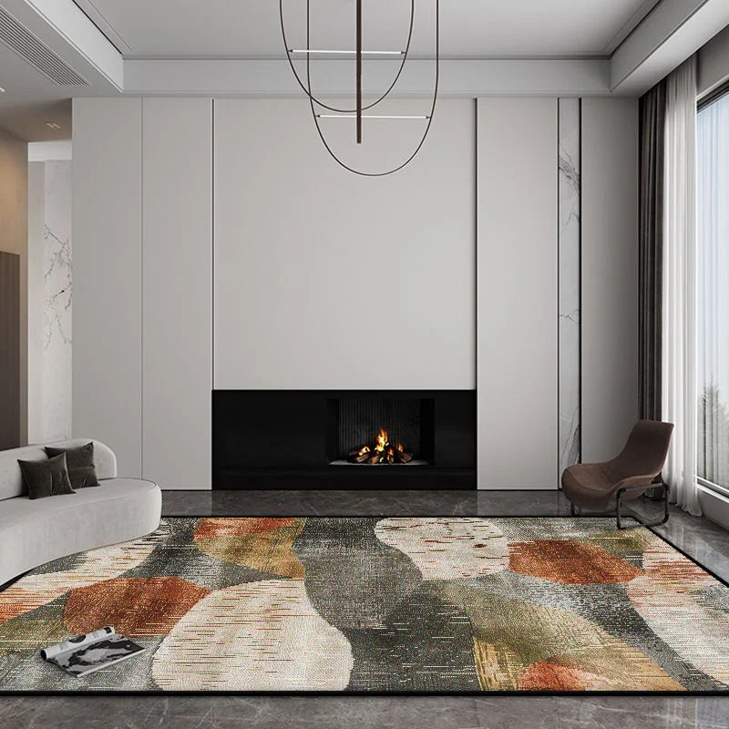Navak Carpet Modern Abstract Carpet Living Room Nordic Decoration Home Easy Clean Bathroom Entryway Washable 200x250 Rug Cloakroom Large Mats