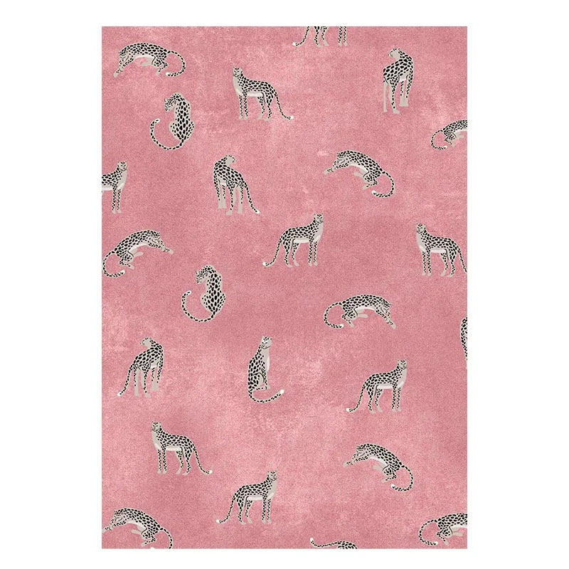 Navak Carpet Light Luxury Carpets for Living Room Modern Style Bedroom Decor Plush Carpet Fluffy Soft Leopard Print Rug Home Non-slip Mat