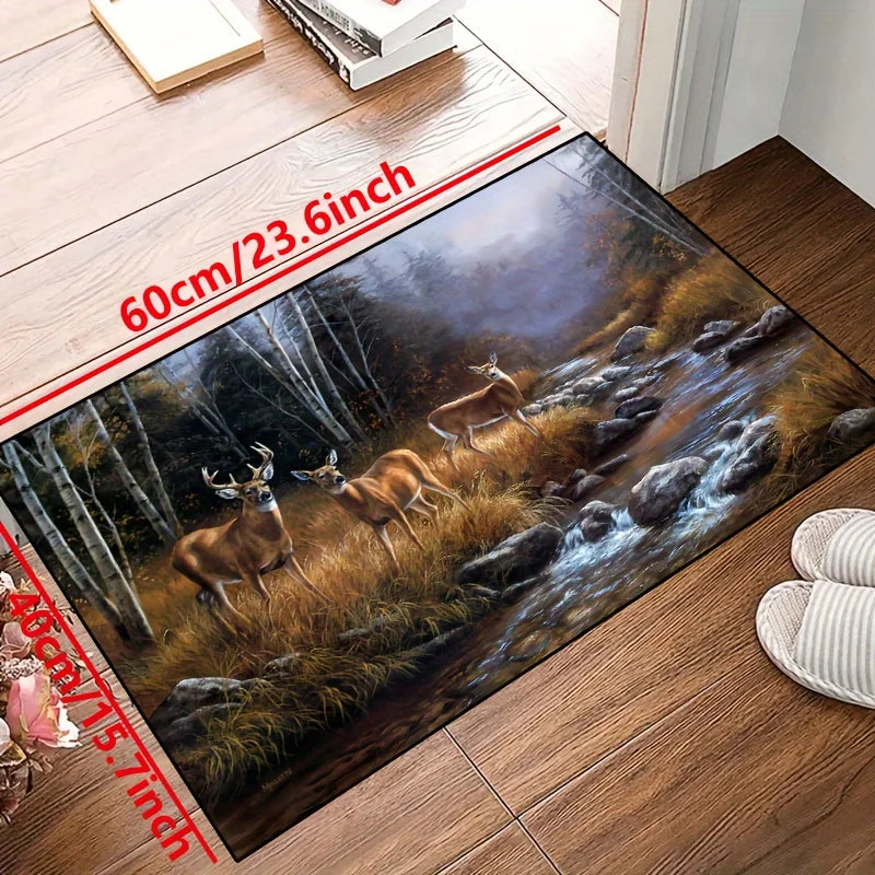 Navak Carpet Machine washable polyester door mat 1pc crystal pile carpet for home living room bedroom decoration
