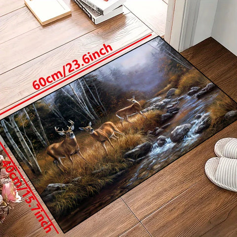 Navak Carpet Machine washable polyester door mat 1pc crystal pile carpet for home living room bedroom decoration