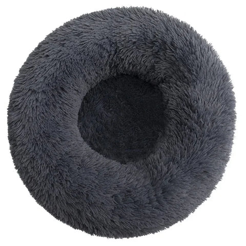 Navak Carpet  40-90cm Round Pet Bed for Large Dog Bed Super Soft Cat Bed Long Plush Dog House for Medium Dog House Winter Warm Sleeping