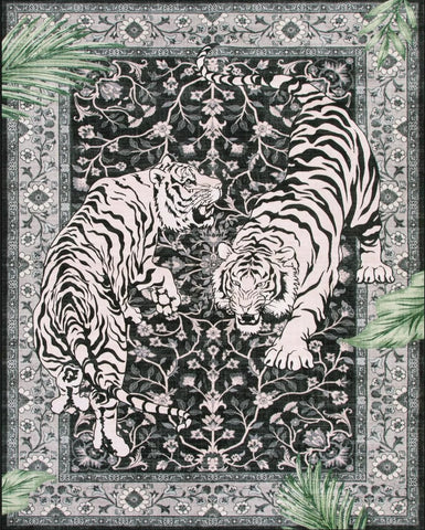 Navak Carpet Jungle Tiger Carpet for Living Room Decor Bedroom Bedside Soft Foot Rug Leisure Balcony Floor Mat Coffee Table Mat Doormat Gift