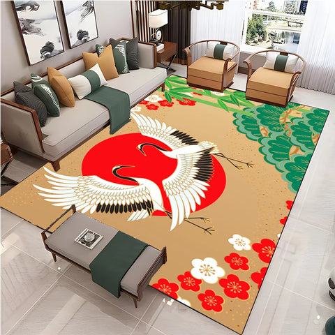 Navak Carpet Chinese Style Living Room Carpet Coffee Table Floor Mat Alfombra Rug Study Bedroom Bedside Home Decoration Non-slip Floor Mat