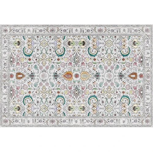 Navak Carpet Retro Ethnic Style Carpets for Living Room Persia Bedroom Decor Rug Non-slip Washable Porch Floor Mat Dining Room Lounge Carpet