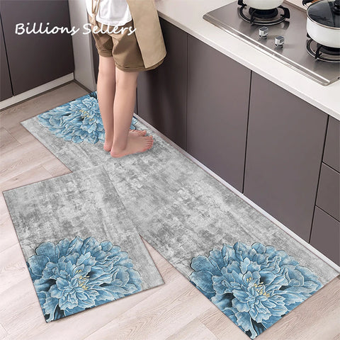 Navak Carpet Absorbent Kitchen Rug Non-slip Floor Mat Absorb Oil Kitchen Long Area Rug Bedroom Carpet Entrance Doormat Home Decor Room Tapis