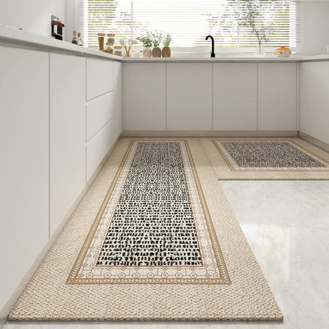 Navak Carpet Carpet for Kitchen Runner Rug Non-slip Floor Mat Long Carpets Dustproof Elegant Minimalist Style Home Decoration Rugs 주방 바닥 매트