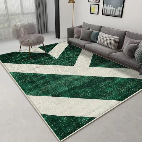 Navak Carpet Nordic Geometric Area Rug – Large Non-Slip Carpet | Custom Size for Living Room Sofa & Bedroom Home Decor