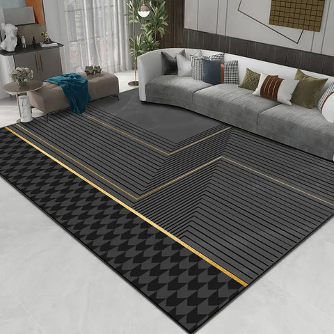 Navak Carpet Deluxe Grey Carpet Living Room Decoration Home Bedroom Carpet Lounge Rug Entrance Door Mat Foot  Area Rug Large  Nordic style