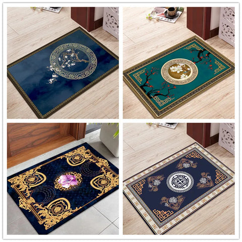 Navak Carpet Traditional Chinese Style  Diatom Mud Entrance Door Mat Antislip Home Outdoor Kitchen Rug Hallway Bathroom Porch Floor Carpet