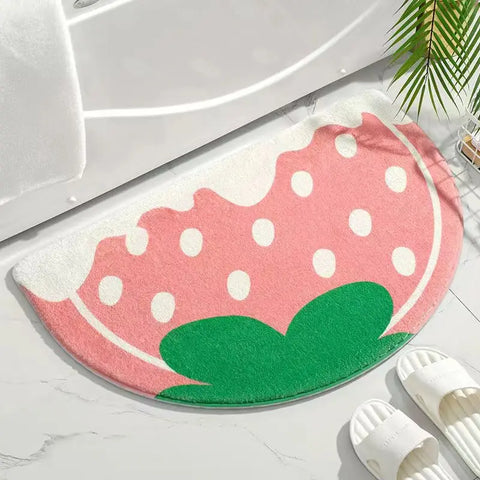Navak Carpet Exclusive Picks Cartoon Bathroom Non-slip Floor Mats Entrance Faux Cashmere Floor Rug Bedroom Bathroom Non-slip Floor Mat Home Decoration