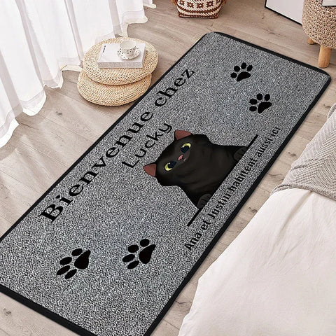 Navak Carpet Carpet for Bedroom Lovely Pet Foot Mat Cat Dog Entrance Doormat Custom Living Room Hallway Bathroom Rug Kitchen Accessories