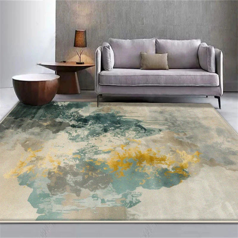Navak Carpet Nordic Abstract Carpet for Living Room Luxury Easy Clean Home Decor Rug for Bedroom Washable Washroom Floor Mat Ковер Tapis 러그