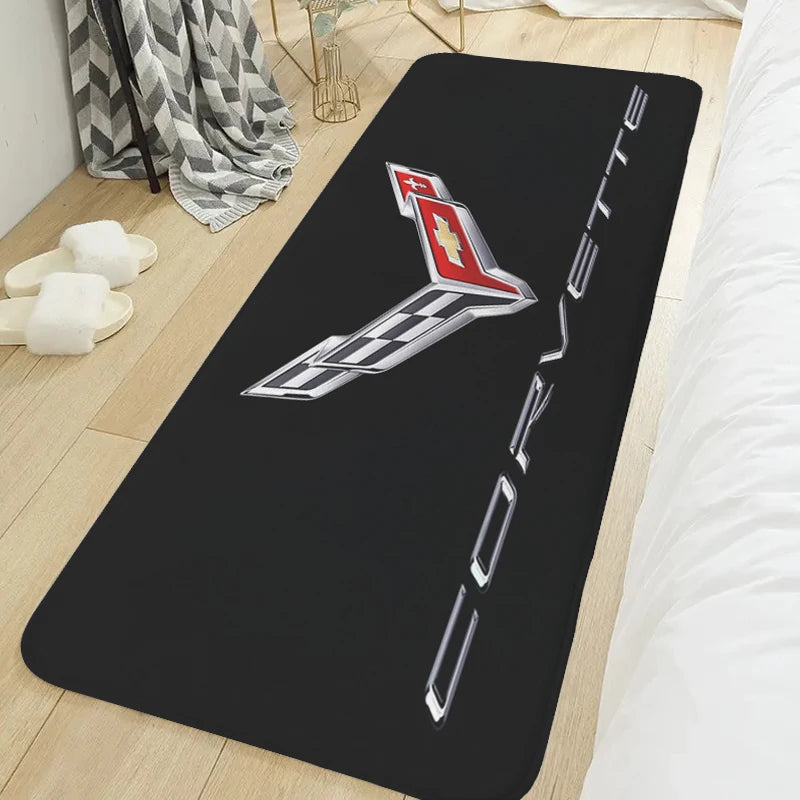 Navak Carpet Bedroom Rug T-Corvettes Living Room Floor Carpet Slip-resistant Hallway Kitchen Porch Foot Mat Non-slip Doormat Entrance Door