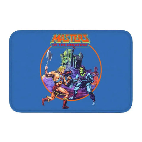 Navak Carpet Trap Door Masters of The Universe Doormat Anti-Slip Bath Kitchen Mat He Man Welcome Garage Door Floor Entrance Carpet Rug
