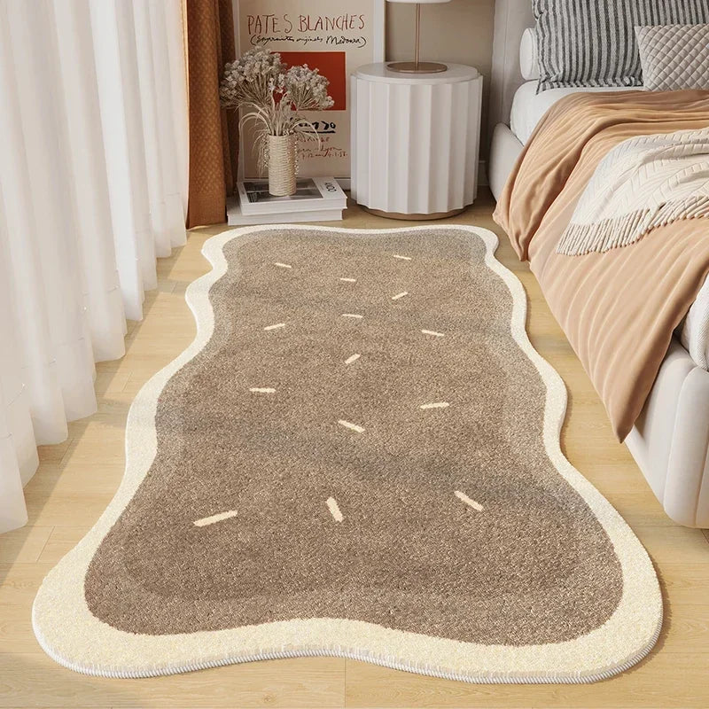 Navak Carpet Exclusive Picks Simple Cream Wind Living Room Bedroom Soft Bedside Rug Home Non-slip Thickened Imitation Cashmere Carpet