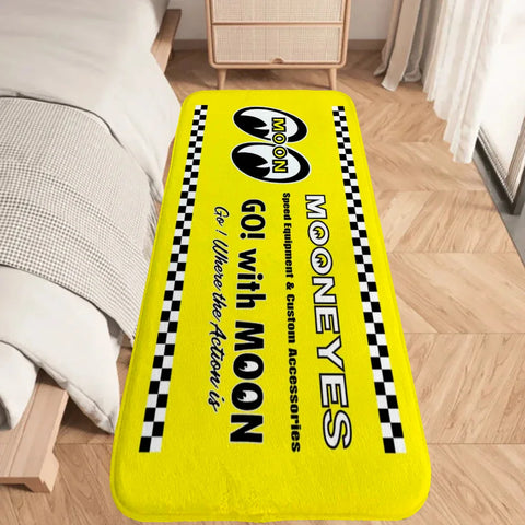 Navak Carpet Mooneyes Floor Mat for Hallway on the Floor Customized Bedroom Carpet for Home Entrance Room Decorating Items Bath Rug Custom