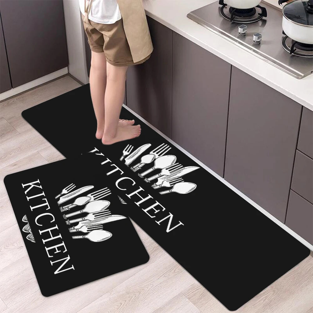 Navak Carpet Kitchen Rug Durable Home Entrance Doormat High-end Kitchen Mats for Floor Waterproof House Hold Washable Non-slip Large Carpet