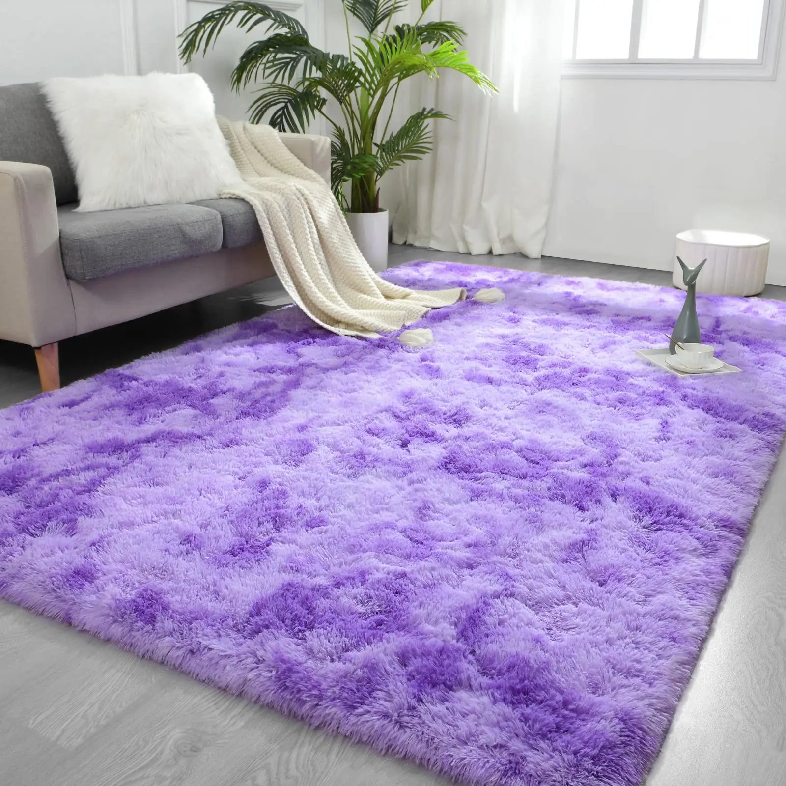Navak Carpet Soft Fluffy Carpet For Modern Home Decor Living Room Sofa Area Rugs Children's Room Bedroom Cushion Tie Dyed Dormitory Carpets