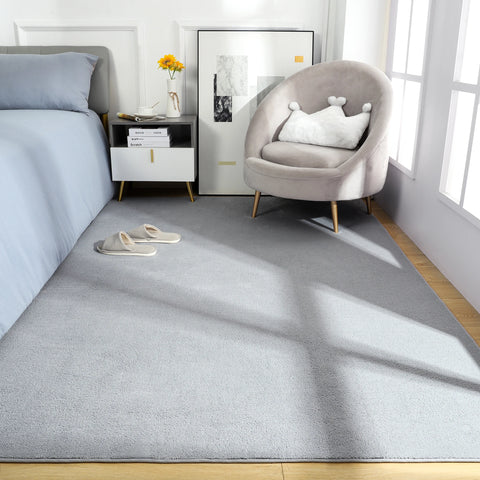 Navak Carpet Black Rugs Living Room Carpet Nonslip Bedside Rugs Large Soft Floor Rug Children Game Mat Rectangular Home Decoratio