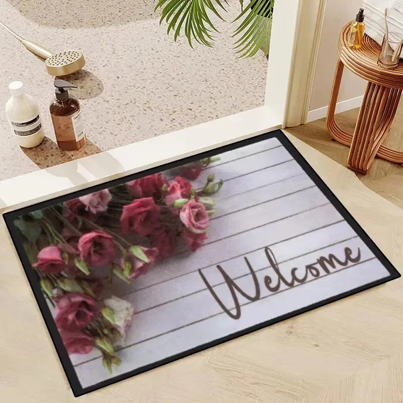 Navak Carpet Crystal Pile Carpet Living Room Bedroom Kitchen Entryway Non-Slip Absorbent Washable Mat Rectangular Floor Rug Mat