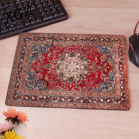 Navak Carpet Keyboard Computer Mousepad Persian Carpet Aesthetic Notbooks Rubber Mouse Mat Gaming Laptops Table Desk Rug Adhesive-Protective